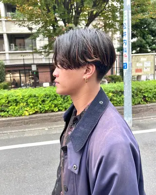 ショート メンズ 木村陸弥 似合わせ 透明感カラー🌿のヘアスタイル