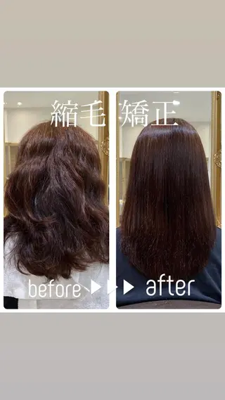 セミロング ✨美髪／縮毛矯正 講師 ／塚田健✨のヘアスタイル