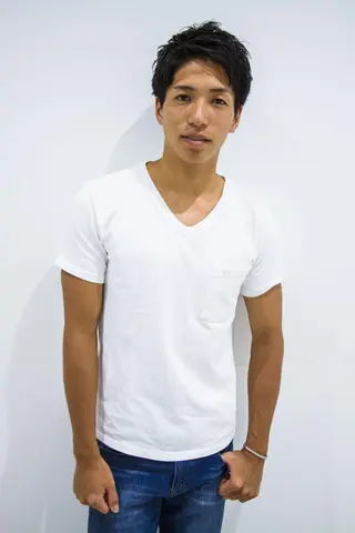 ショート メンズ ブリーチカラー✨ 駒場 笙のヘアスタイル