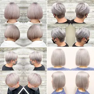 ショート カラー メンズ "PEPPU "所属・派手髪、ハイトーン ショートヘアShinのヘアスタイル