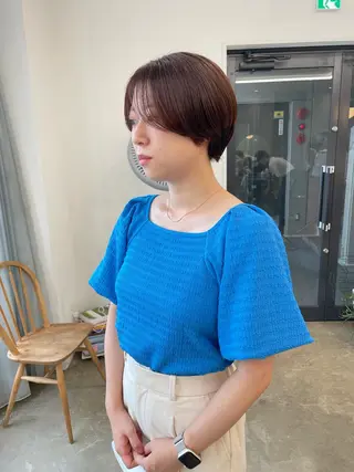 ショート カラー pole所属・【pole】 minaのヘアスタイル