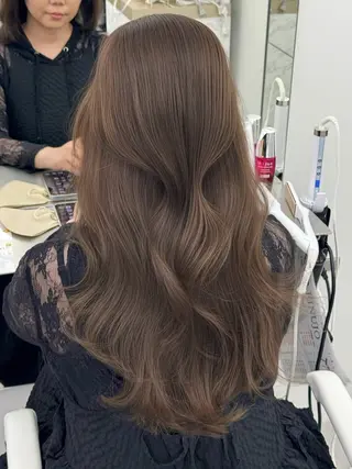 ロング カラー 韓国ヘア 紗希 🦋のヘアスタイル