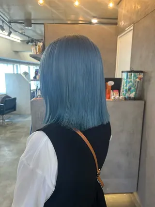 セミロング カラー Haru/THREE …by velvetのヘアスタイル