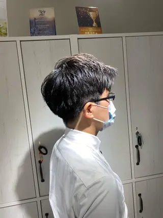 メンズ 縮毛矯正とレイヤー /杉村凜汰郎のヘアスタイル