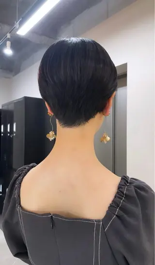 ショート AUBE HAIR tenjin【オーブヘアーテンジン】所属・nene .のヘアスタイル