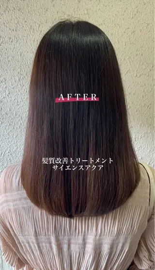 セミロング カラー サダハルカ |chouetteのヘアスタイル