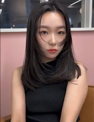 ミディアム カラー chihiro 🎀のヘアスタイル