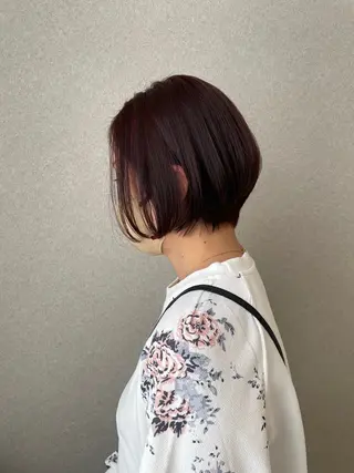 ショート カラー 薬院浄水通/ショート /ボブ/rukaのヘアスタイル