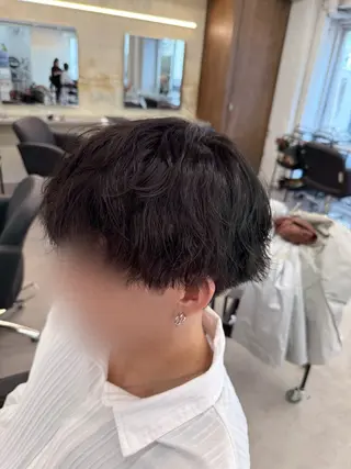 パーマ メンズ ひろせ ちかなのヘアスタイル
