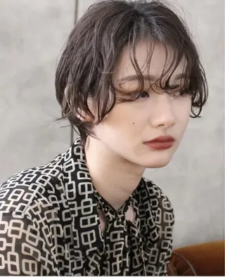 ショート パーマ ボブ/ショートカット キタハラユリナのヘアスタイル