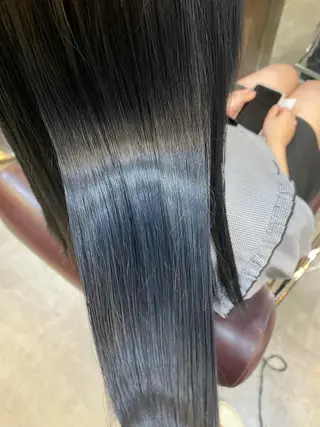 ロング 透け感ベージュ /ミハルのヘアスタイル