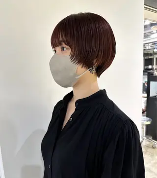 ショート 横田 七美のヘアスタイル