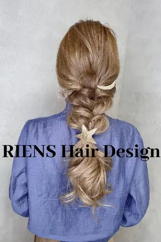 ヘアアレンジ RIENS♡xrea 山本優舞のヘアスタイル