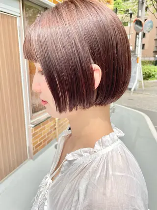 ショート カラー 🌼似合わせカット 🌼おぎの みき🌼のヘアスタイル