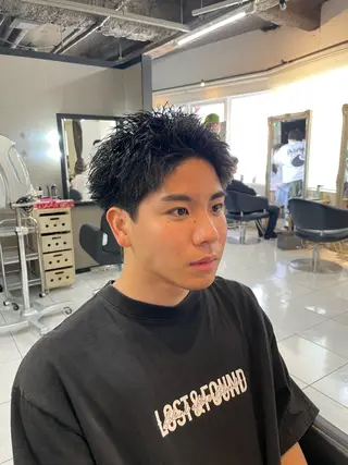 ショート カラー パーマ メンズ 🔥お値段以上🔥 メンズ特化たかひろのヘアスタイル