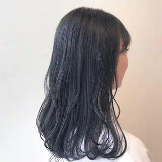 セミロング カラー 💚ミヤマ アンナ☘️のヘアスタイル
