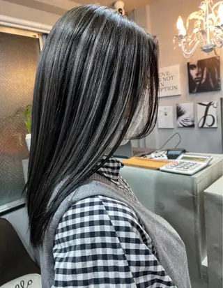 セミロング カラー sherry【シェリー】所属・sherry mihoのヘアスタイル