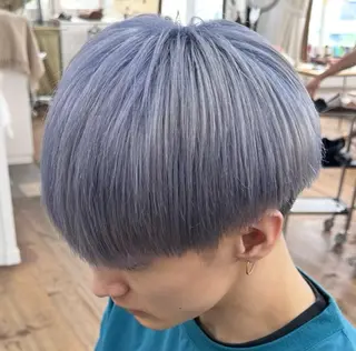 ショート カラー パーマ メンズ メンズ特化✂️ 小枝 優生のヘアスタイル