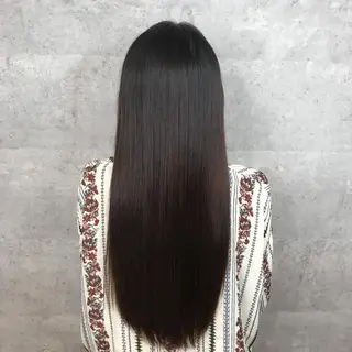 ロング カラー _WHITE 天王寺のヘアスタイル