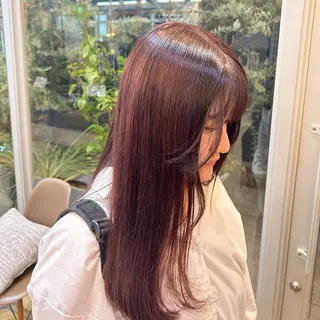 ロング カラー knot by belle所属・明津 桜空のヘアスタイル