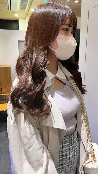 ロング カラー classic 新横浜所属・大人girly🛋️ 🤍yukakoのヘアスタイル