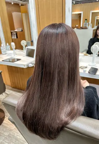 ロング カラー 透明感カラー/ イルミナカラーヒロキのヘアスタイル