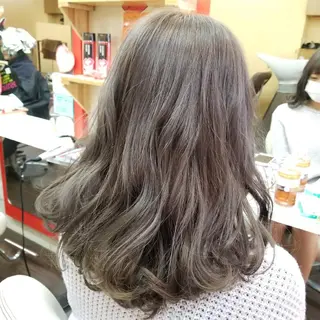 ミディアム カラー 植田 /エクステ /ブリーチ/髪質改善のヘアスタイル