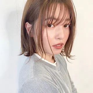 ミディアム カラー Sana / 韓国ヘア / カラーのヘアスタイル