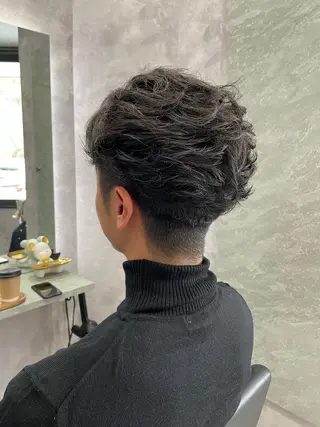 パーマ メンズ ✨️メンズ高評価✨️ 野口虎剛のヘアスタイル