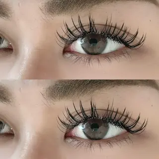 ロング カラー パーマ ヘアアレンジ メンズ キッズ ネイル マツエク・マツパ アイブロウ apopi's所属・真夜中のまつ毛 APOPI'Sのマツエク・マツパデザイン