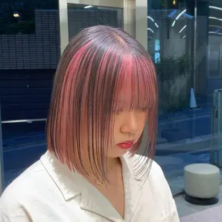 ショート カラー サロウィン(SALOWIN)原宿iori店所属・れい🫧 ハイトーン特化のヘアスタイル