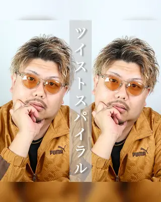 パーマ メンズ AITOKYO名古屋栄所属・高橋 直之のヘアスタイル