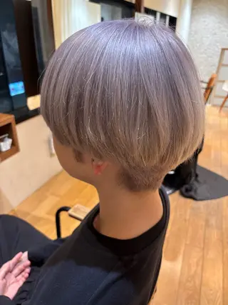 カラー メンズ おもだか　がく /レディースカットのヘアスタイル