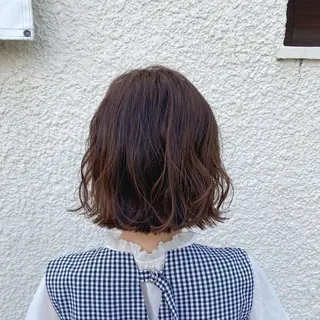 ミディアム カラー hair comfort GRNDFLEUR所属・松野 真白のヘアスタイル