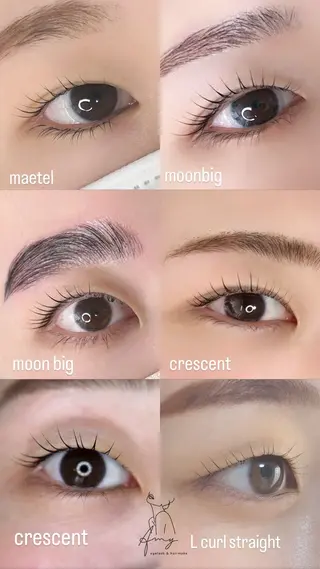 マツエク・マツパ Amy エイミーのマツエク・マツパデザイン