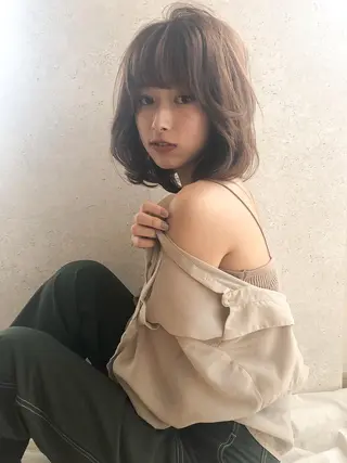 ショート カラー 髪質改善/艶髪特化 /柔らかさ/清水翔矢のヘアスタイル