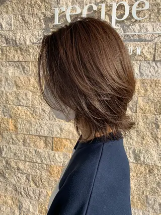 ミディアム カラー 中村 優太のヘアスタイル