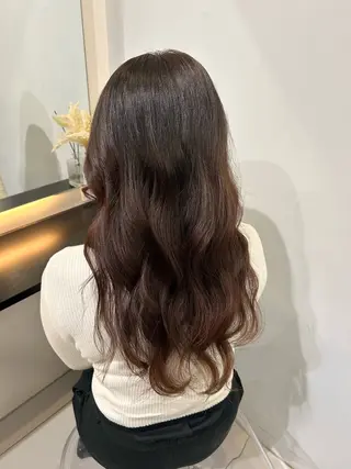 ロング カラー ヘアアレンジ yuzuki/ ハイトーン・エクステのヘアスタイル