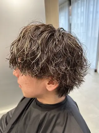 ショート パーマ メンズ 立川メンズパーマ職人 小泉文人のヘアスタイル
