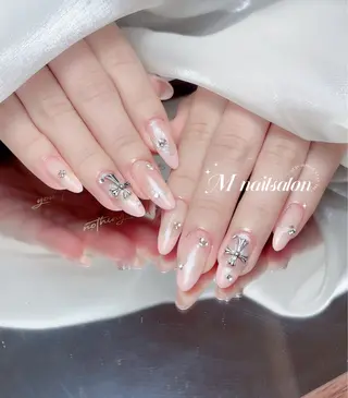 ネイル M🌷nail 長さだし専門店のネイルデザイン