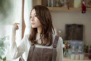 セミロング カラー パーマ vifkrone所属・JOHO 【マンツーマン施術】のヘアスタイル