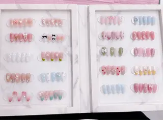 ネイル ☁️Minmin Tsuki💙🩵のネイルデザイン