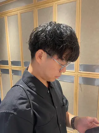 ショート ラベンダー/レイヤー カット🤎mamiのヘアスタイル