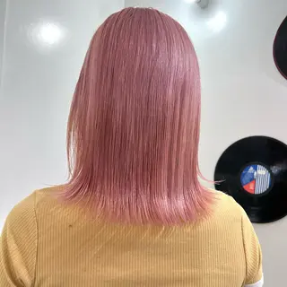 ショート カラー ヘアアレンジ 🧨ブリーチー×ボブ レイヤー💎じゅえるのヘアスタイル