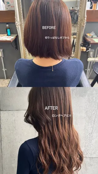 ロング 🖤西嶋　桃花🖤 エクステ/レイヤーのヘアスタイル