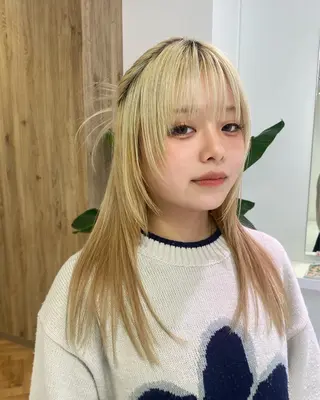 ロング sabo岡崎店所属・都筑 莉佳子のヘアスタイル