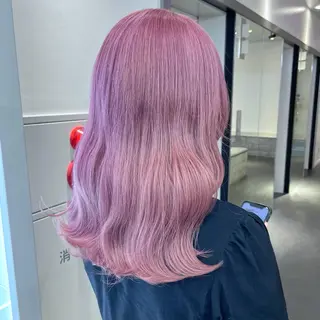 セミロング Je suis heureuse Miel所属・🐩艶カラー/ chisato🌙のヘアスタイル