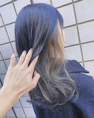 ロング カラー SALOWIN 札幌大通り店所属・🏆ウルフ/レイヤー 指名No.1山口圭佑のヘアスタイル