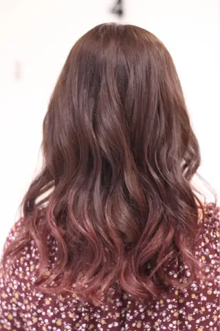 ロング カラー 松吉 純平のヘアスタイル