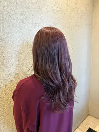 ロング カラー 豊川/Facil/ スズキサクラのヘアスタイル